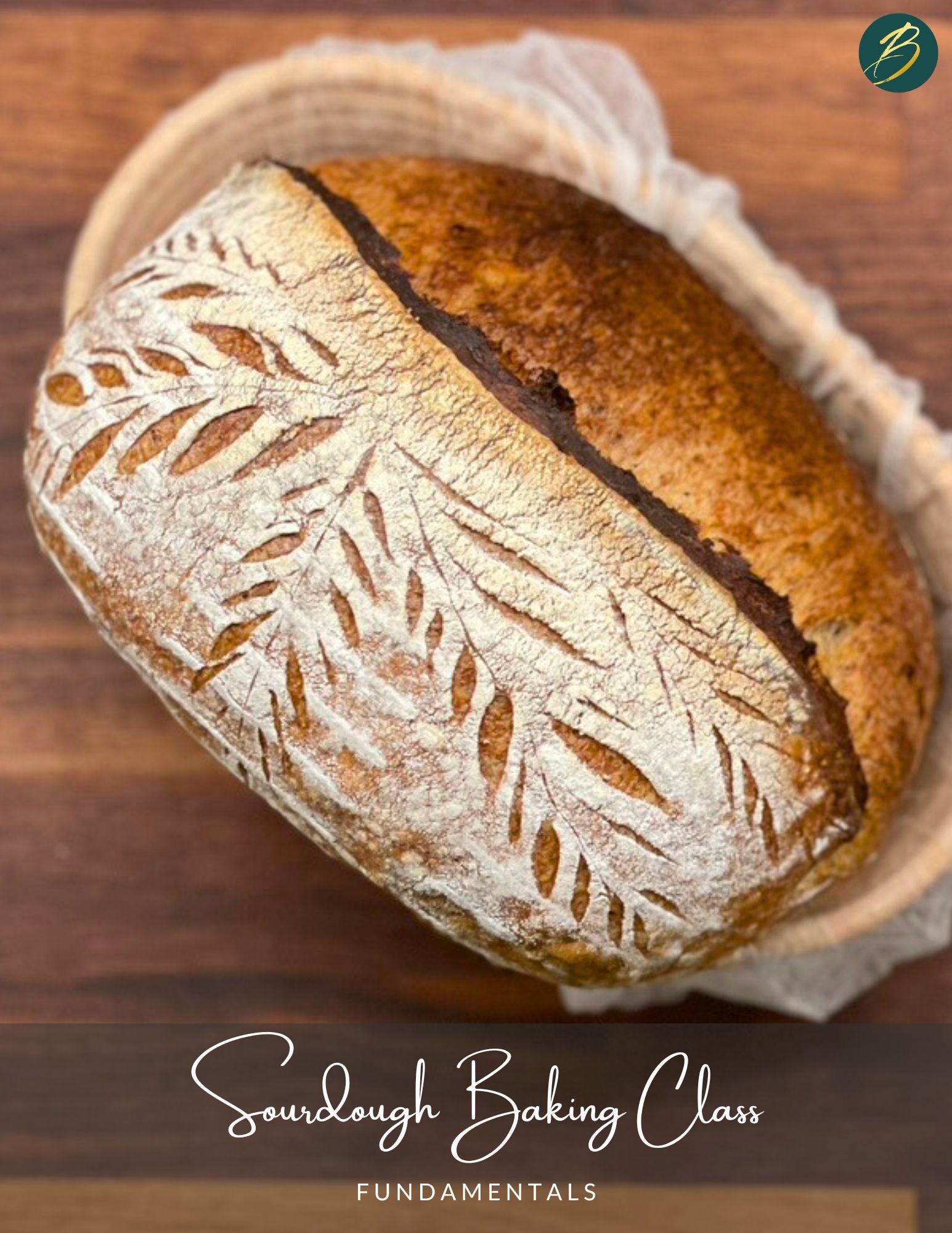 A loaf of sourdough bread