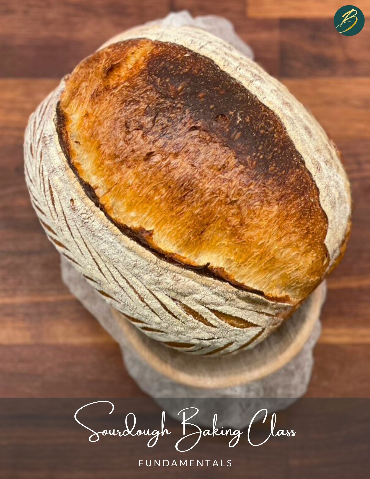 A loaf of sourdough bread