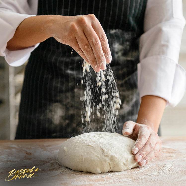 Sourdough dough left for proofing in sourdough bread baking course