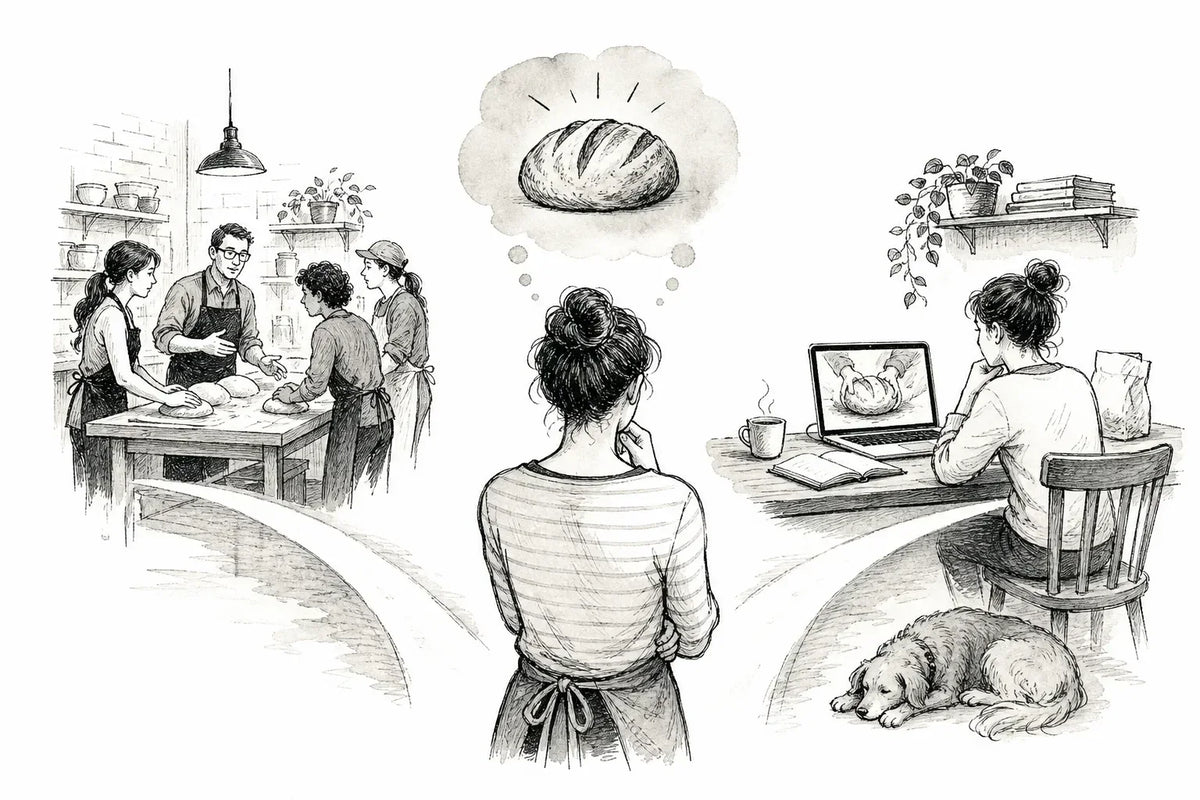 Is a bread baking class worth it, or learn online?
