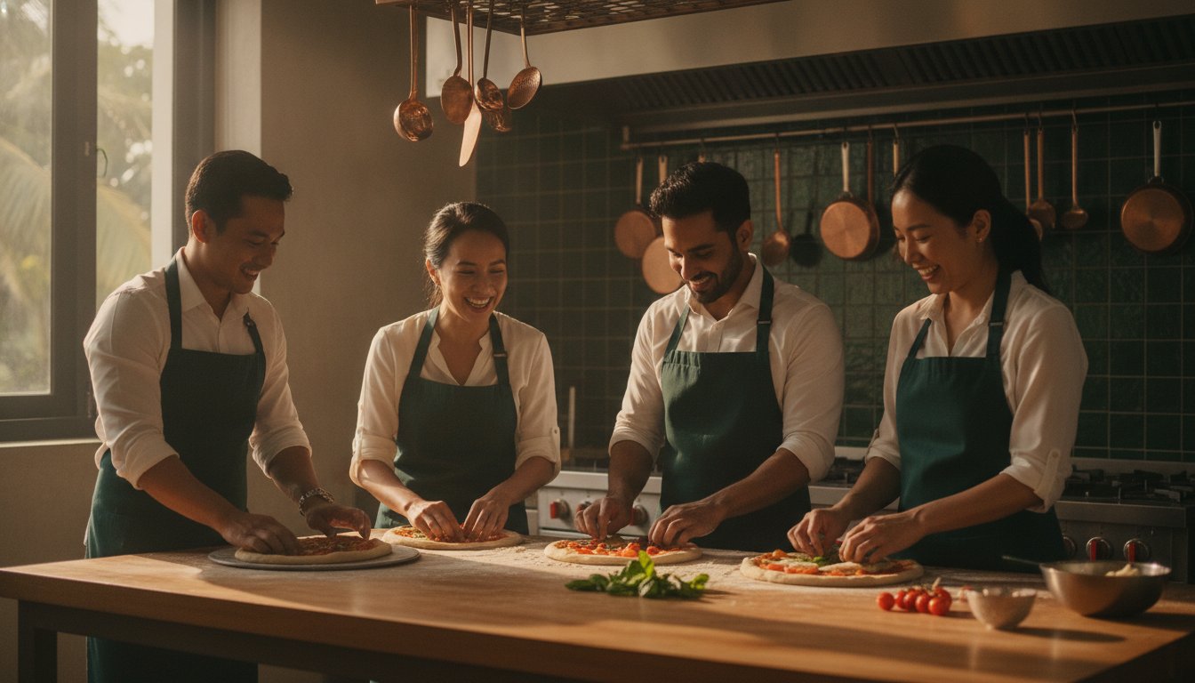 The Upper Crust: Why a Corporate Pizza Making Class in Singapore is the Ultimate Team Builder