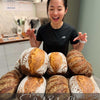 Intermediate sourdough baking class with hands-on techniques for high hydration doughs and advanced fermentation skills