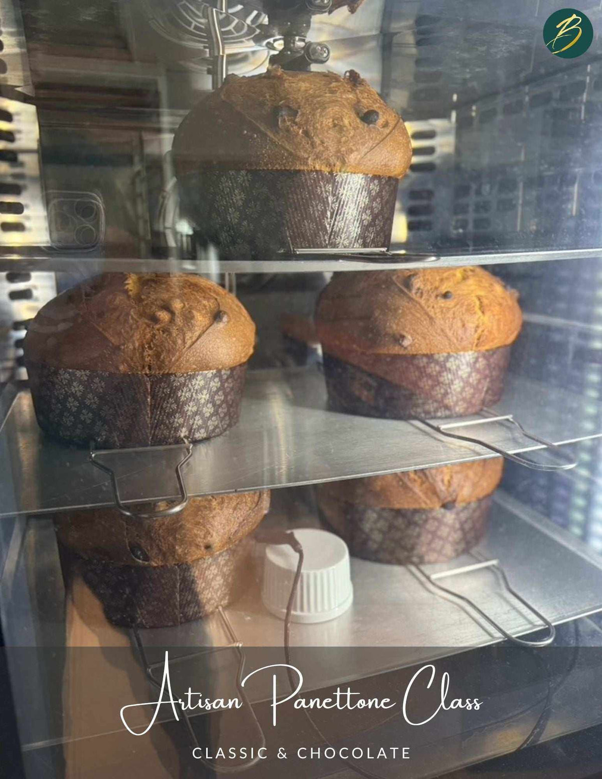 Chef conducting artisan panettone baking class in Singapore