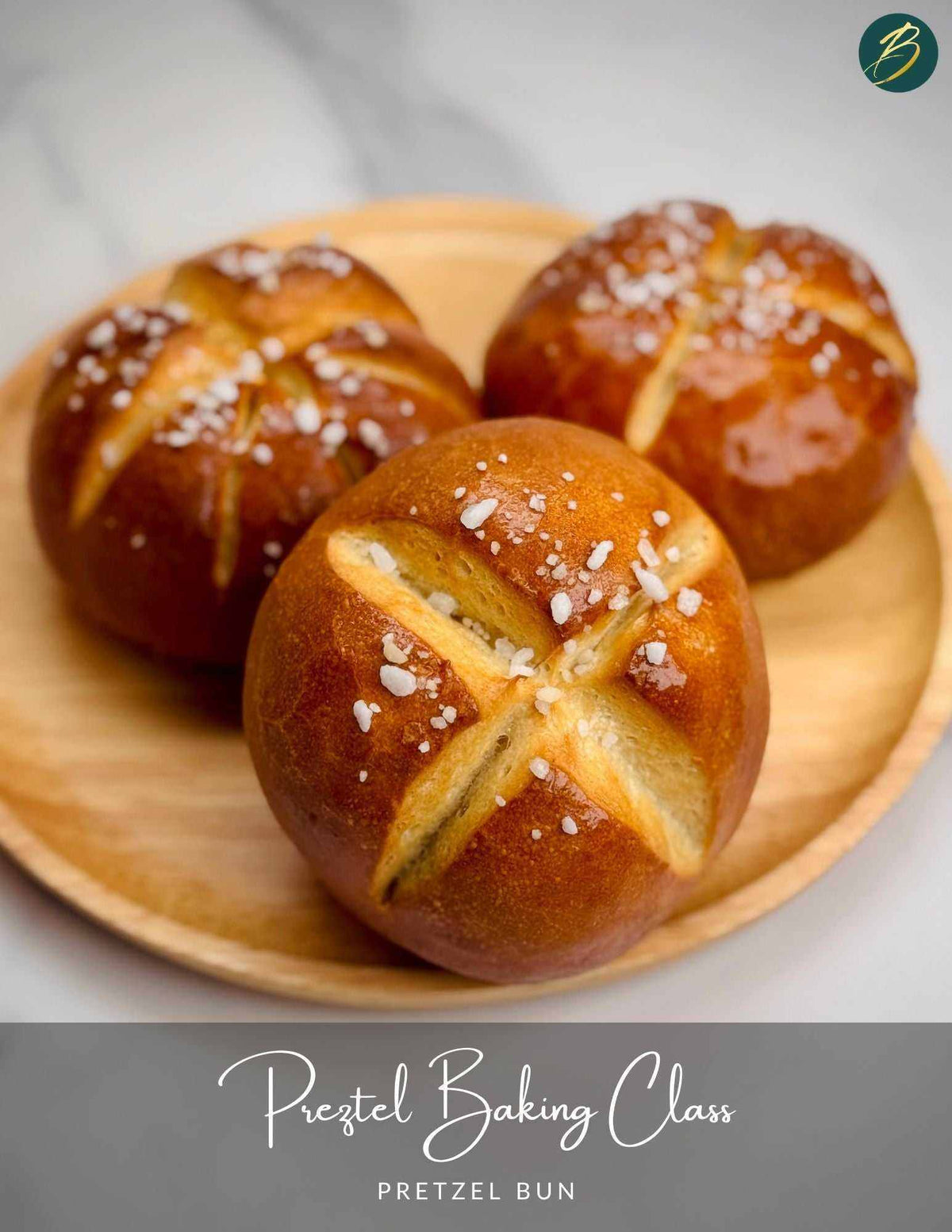 Bagel and pretzel baking class with hands-on dough preparation and shaping