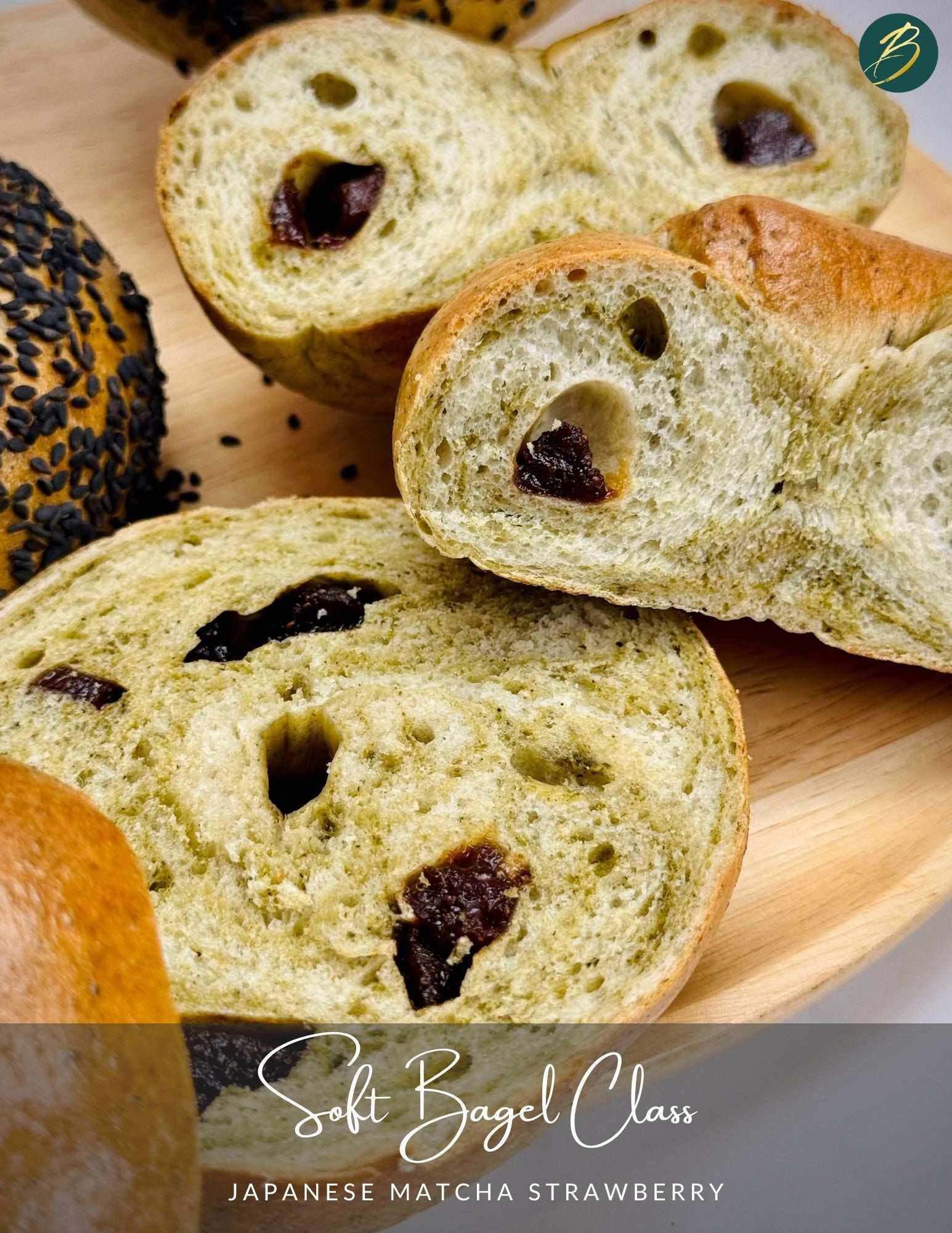 Freshly baked bagels and pretzels from hands-on baking class in Singapore