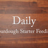 PART 2 DAILY SOURDOUGH STARTER FEEDING